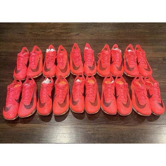 Nike Air Zoom Victory ‘Hyper Pink’ CD4385-600 Lot Of 10 Pairs With bags & spikes - Picture 1 of 5